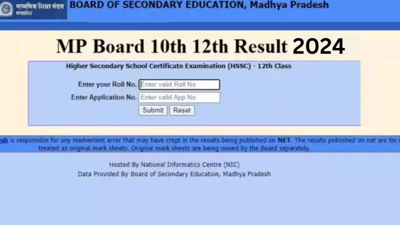 Mp Board Result 2024