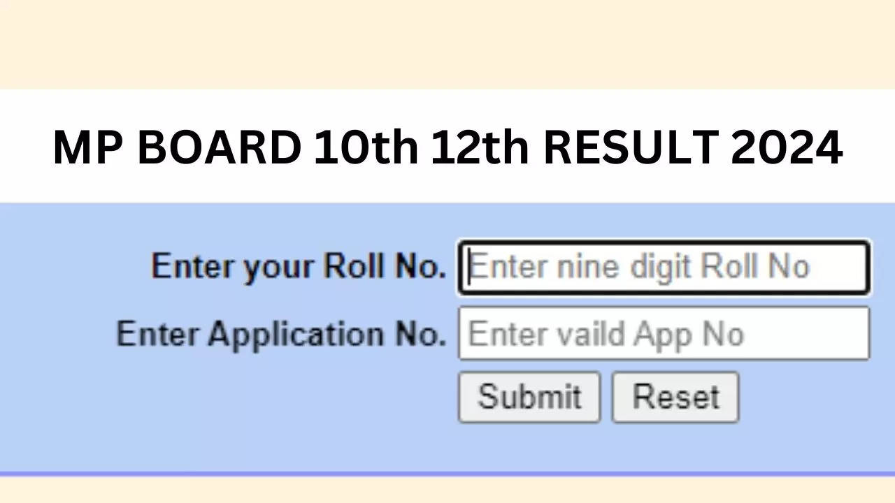 MP Board 10th 12th Result 2024, MPBSE High School, Inter Result 2024