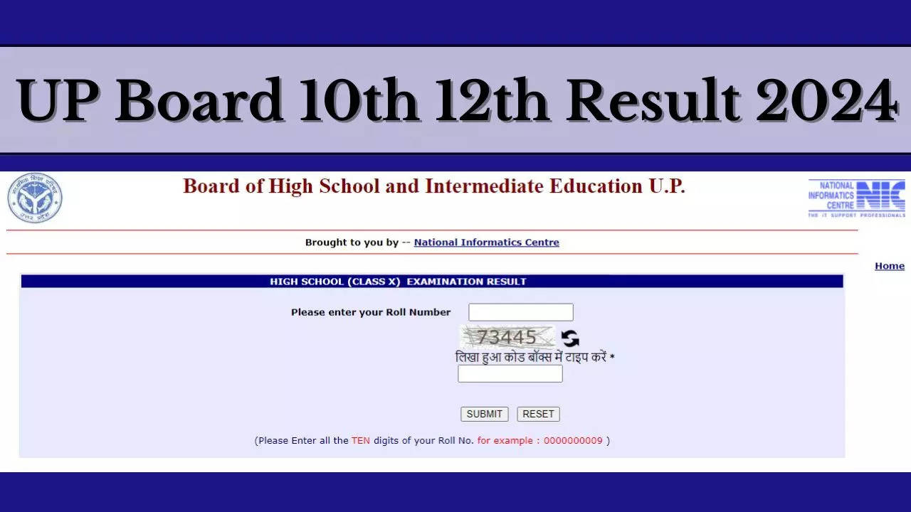 UP Board Class 10th 12th Result 2024