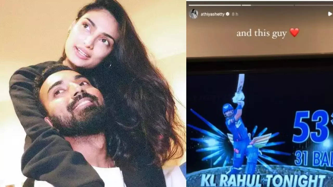 Athiya Shetty Praise KL Rahul Half Century