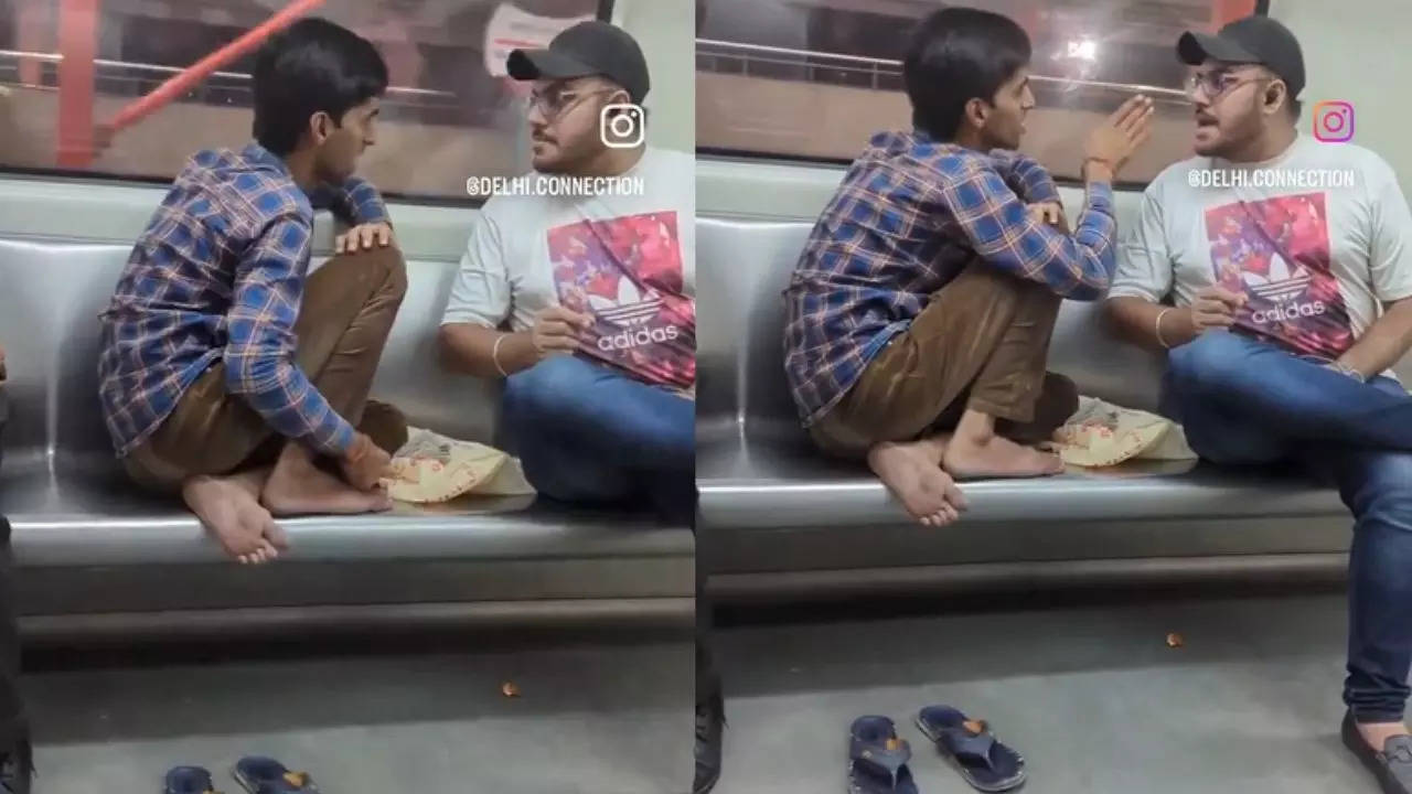 Delhi Metro Fight Video