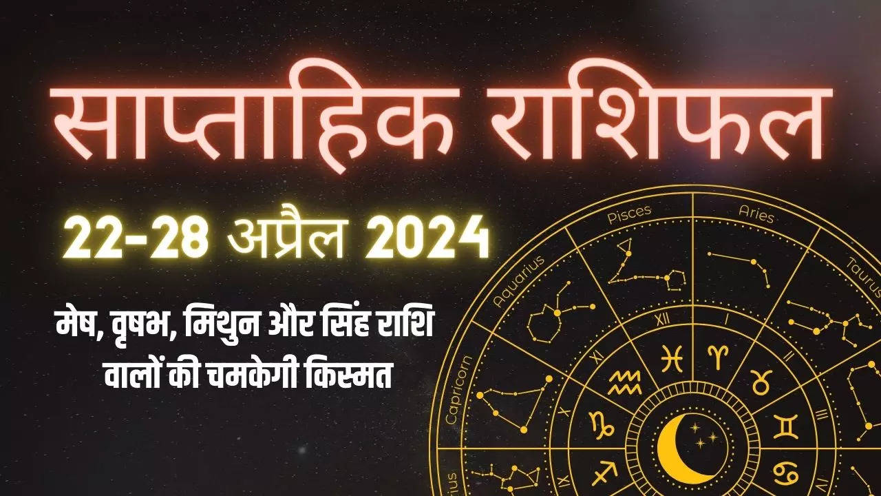 Weekly Horoscope 22-28 April 2024