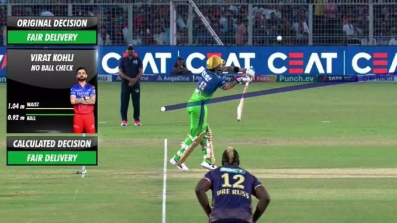 virat kohli No ball controversy