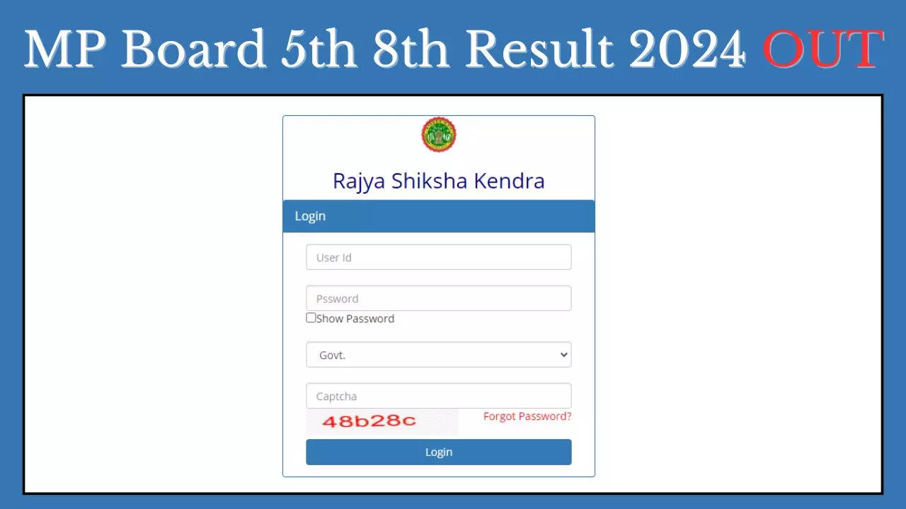 MP Board 5th Result 2024