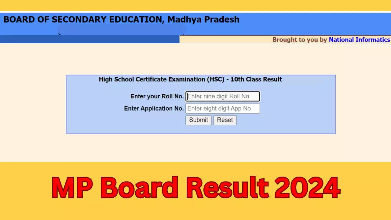 MP Board 10th 12th Result 2024 Direct Link on mpbse.nic.in, mpresults