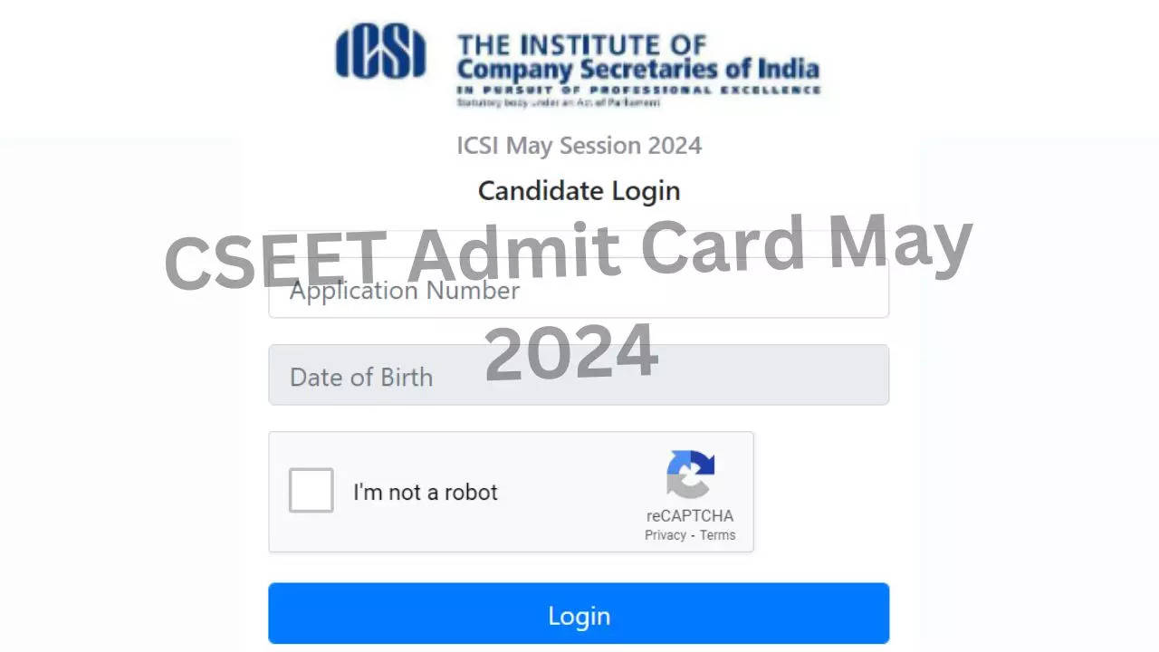 CSEET Admit Card May 2024