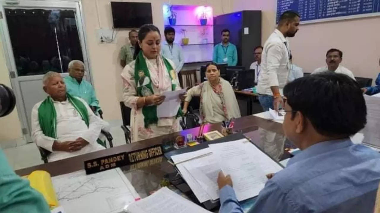 Rohini Acharya Filed Nomination 