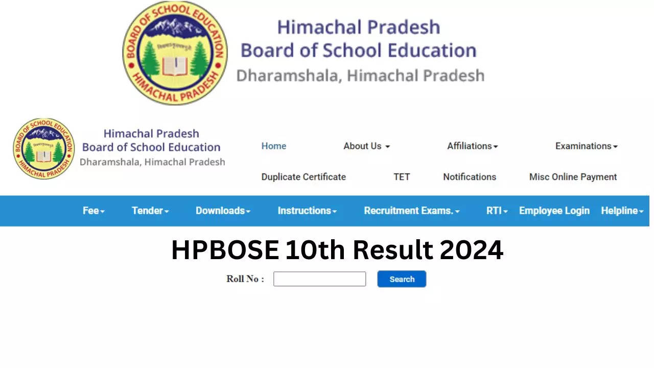 HPBOSE 10th Result 2024