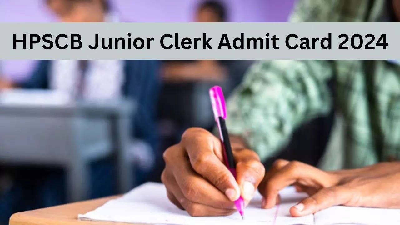 HPSCB Junior Clerk Admit Card 2024