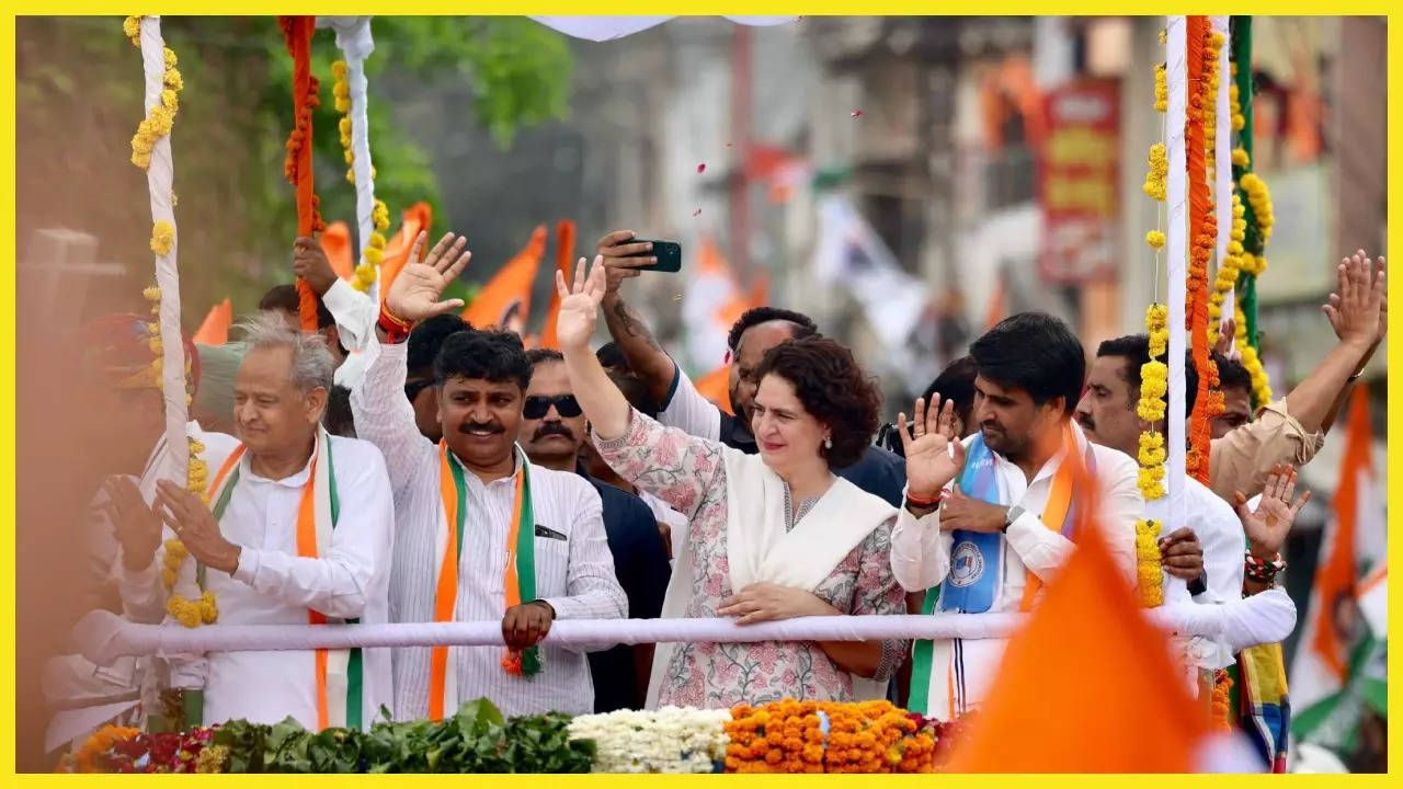 Priyanka Gandhi Road Show