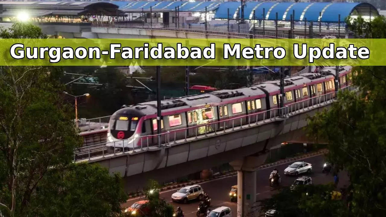 gurugram-faridabad metro update