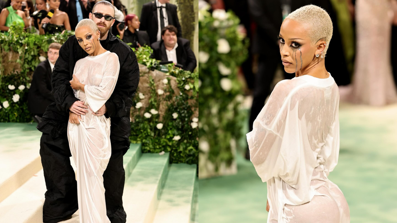 Doja Cat wears wet Towel for Met Gala 2024