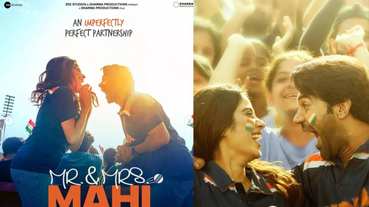 Mr. and Mrs. Mahi  New Poster