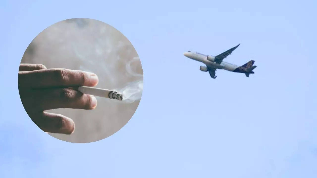 cigarette in flight