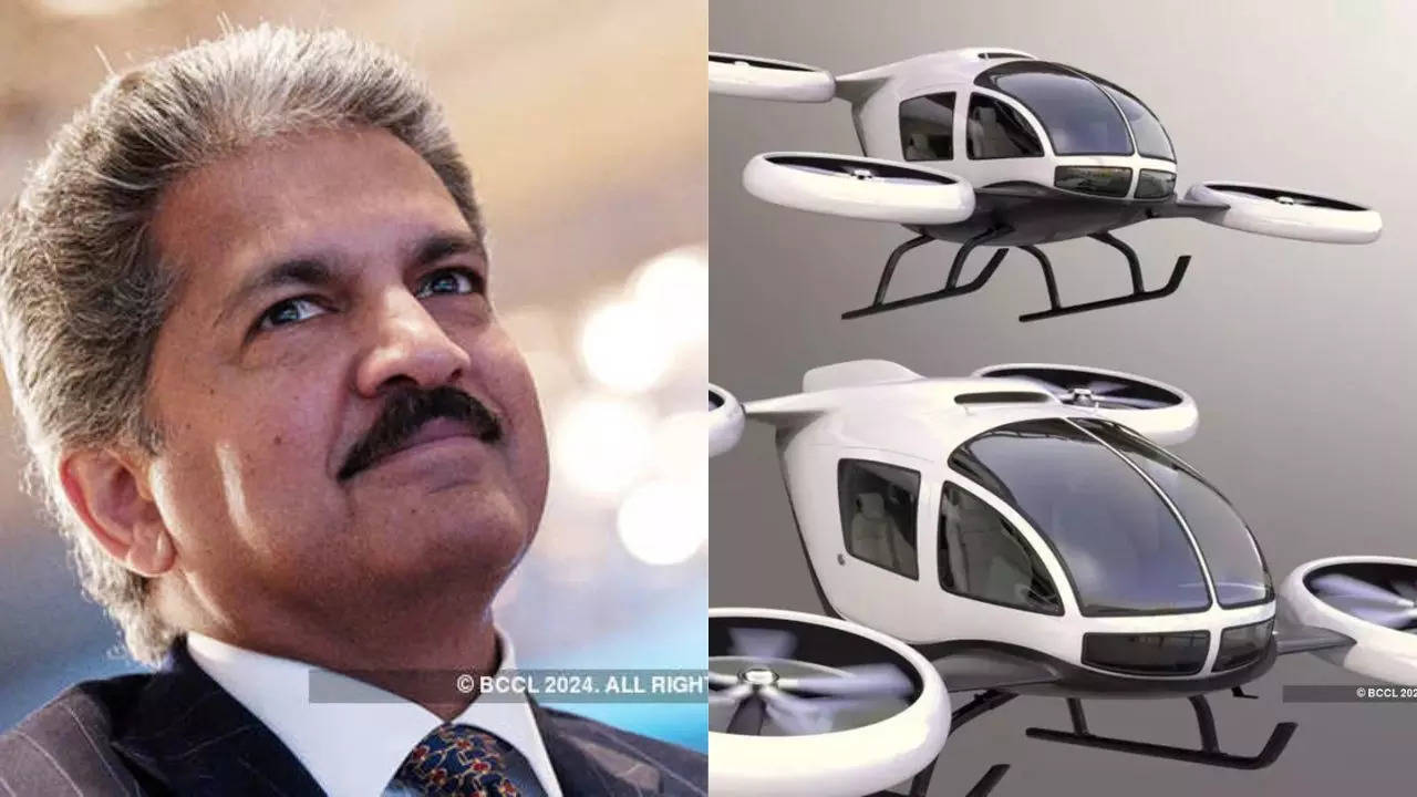 Anand Mahindra Shares Pics Of First Air Taxi Of India