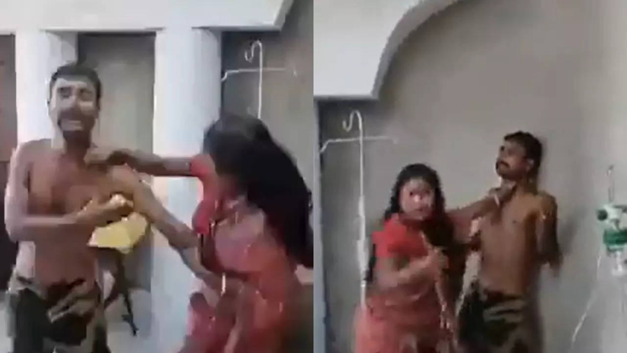 Husband Wife Fight Video