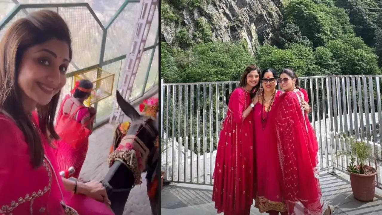 Shilpa Shetty at Vaishno Devi Yatra