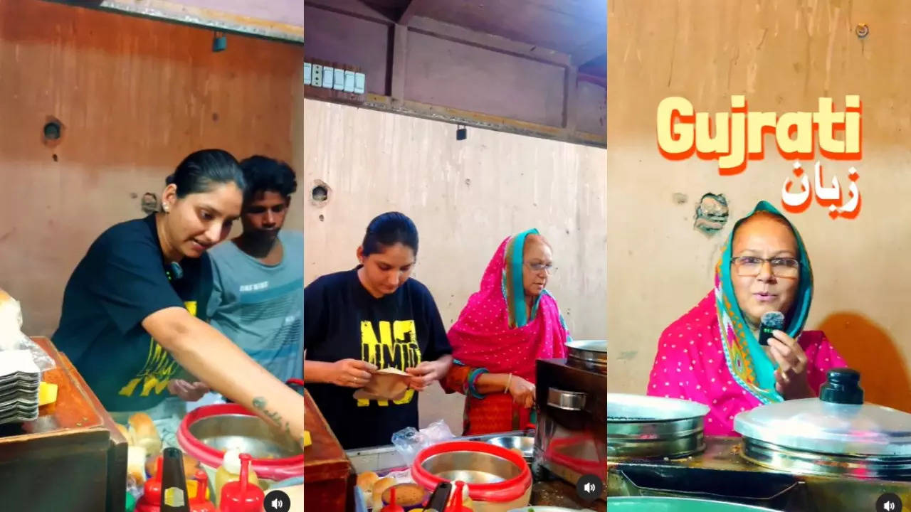 Pakistani vada pav Girl