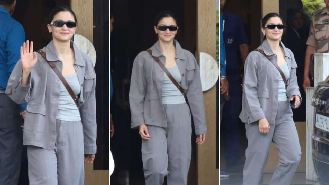 alia bhatt spotted at private airport