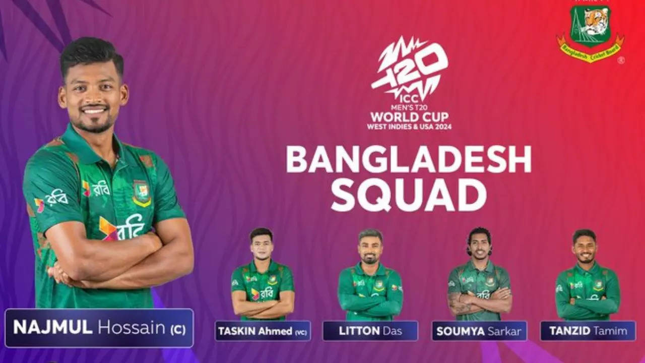 Bangladesh T20 world cup team announced