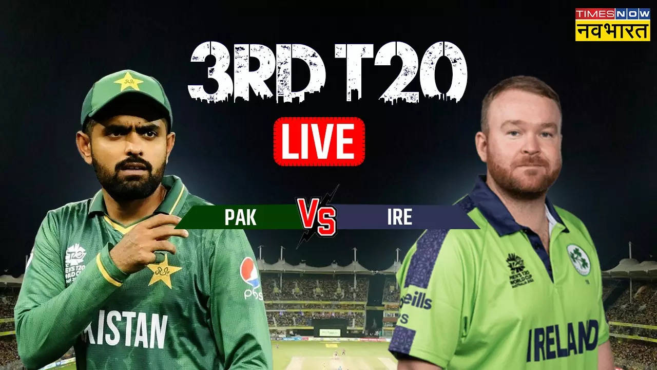 PAK vs IRE Match Highlights: पाकिस्तान ने आयरलैंड को तीसरे टी20 में रौंदा, बाबर की आतिशी अर्धशतक की बदौलत किया सीरीज पर कब्जा