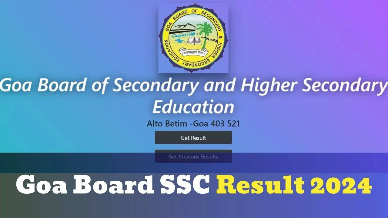 Goa Board SSC Result 2024