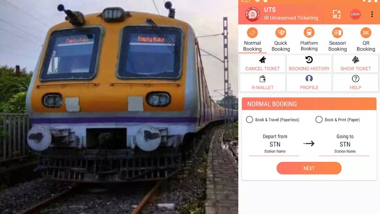 UTS App For Railway Ticket Booking