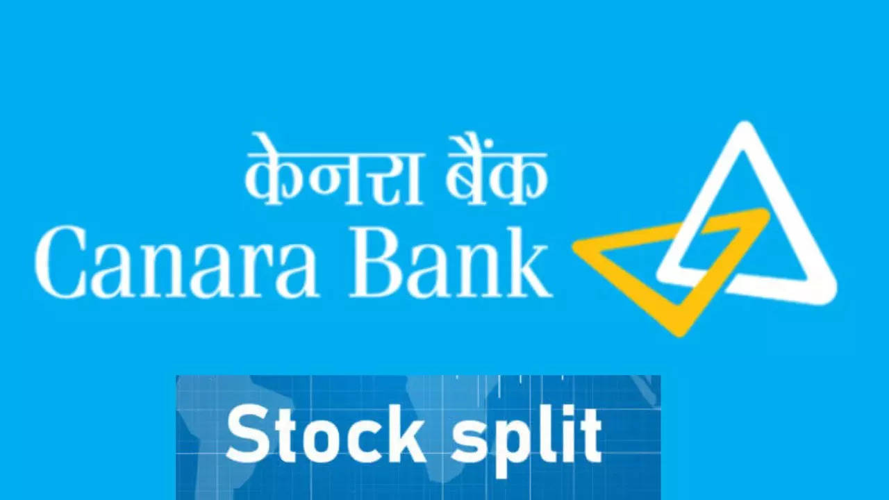 canara bank stock split