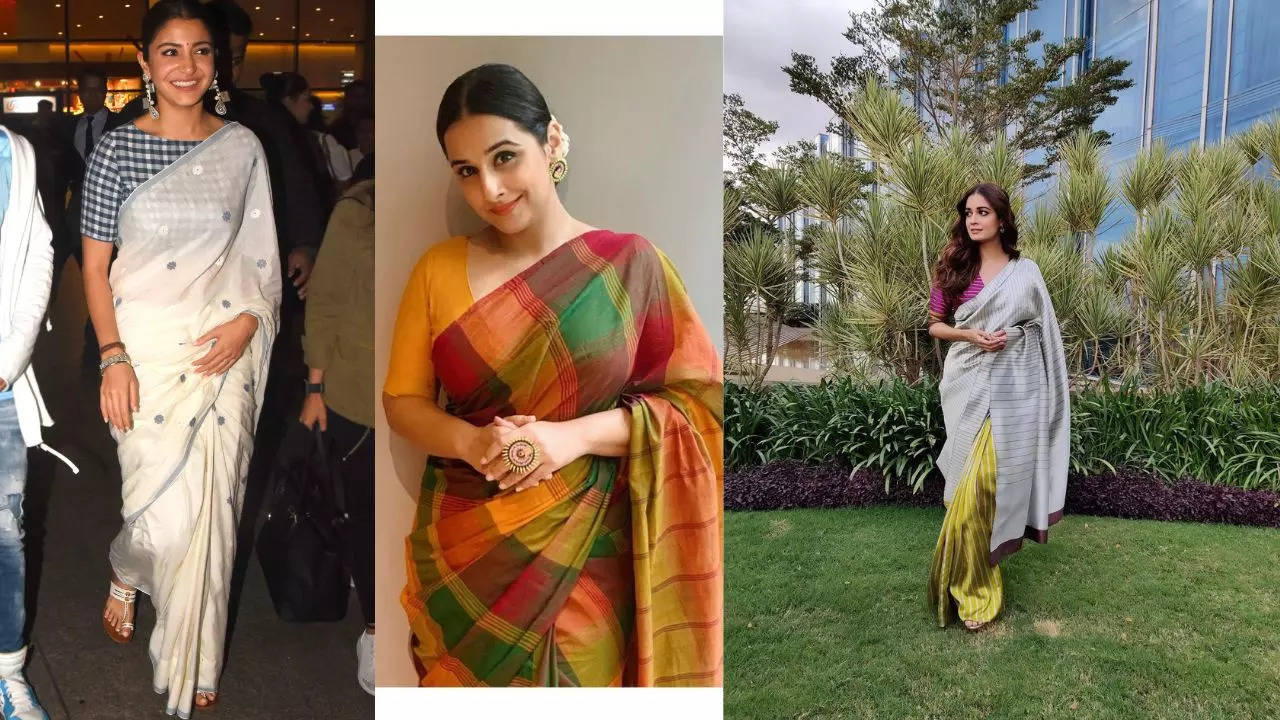 Cotton saree looks of B-town actress