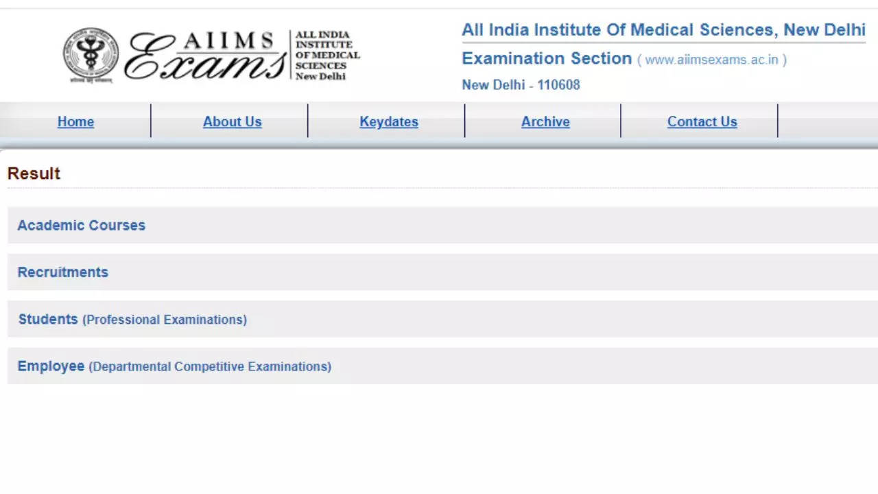 INI CET Result 2024 Declared