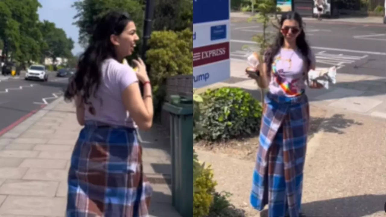 Girl in Lungi Viral Video