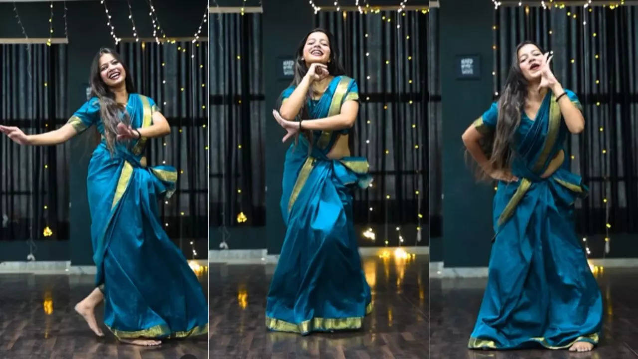 Saree Girl Dance Video