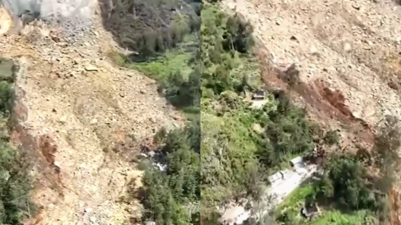 Landslide in Papua New Guinea