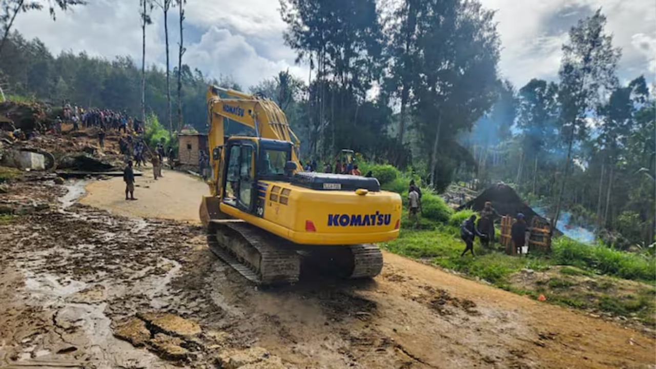 Landslide in Papua New Guinea