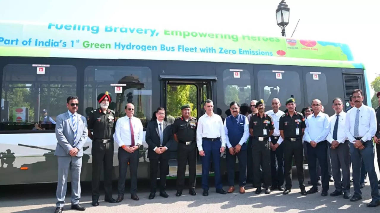 indian army hydrogen bus