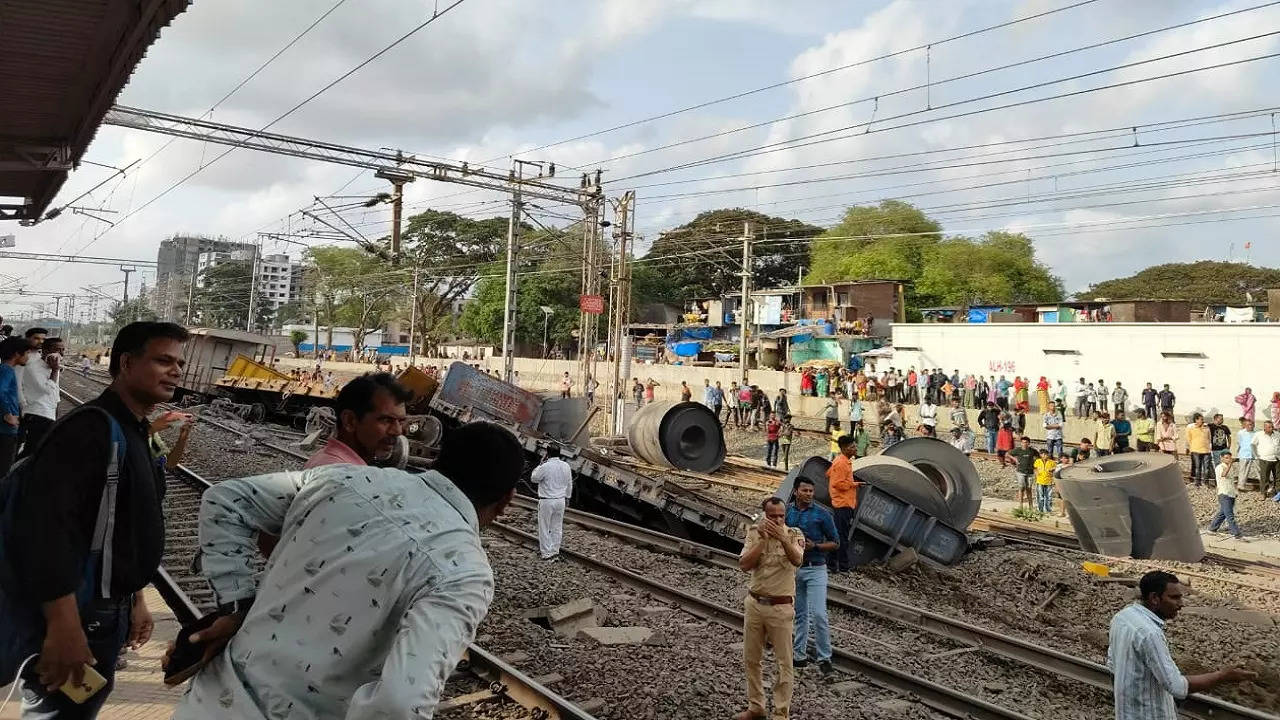 Goods Train Derail