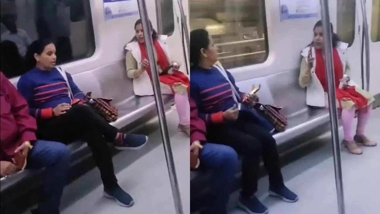 Delhi Metro Kalesh Video