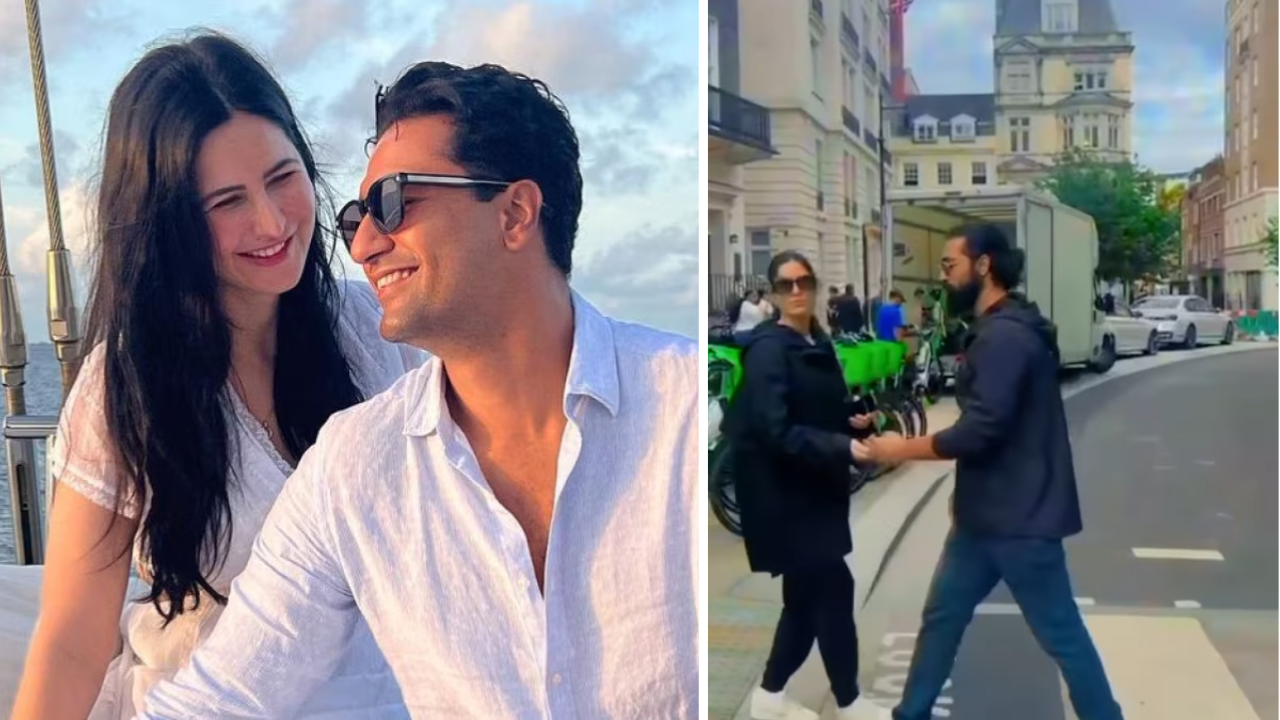 Katrina Kaif and Vicky Kaushal Spotted in London