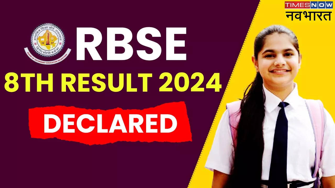 rbse 8th result 2024