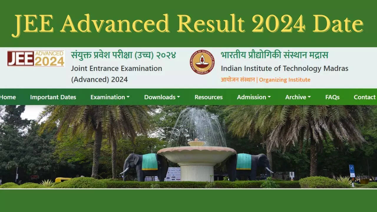 JEE Advanced Result 2024 Date