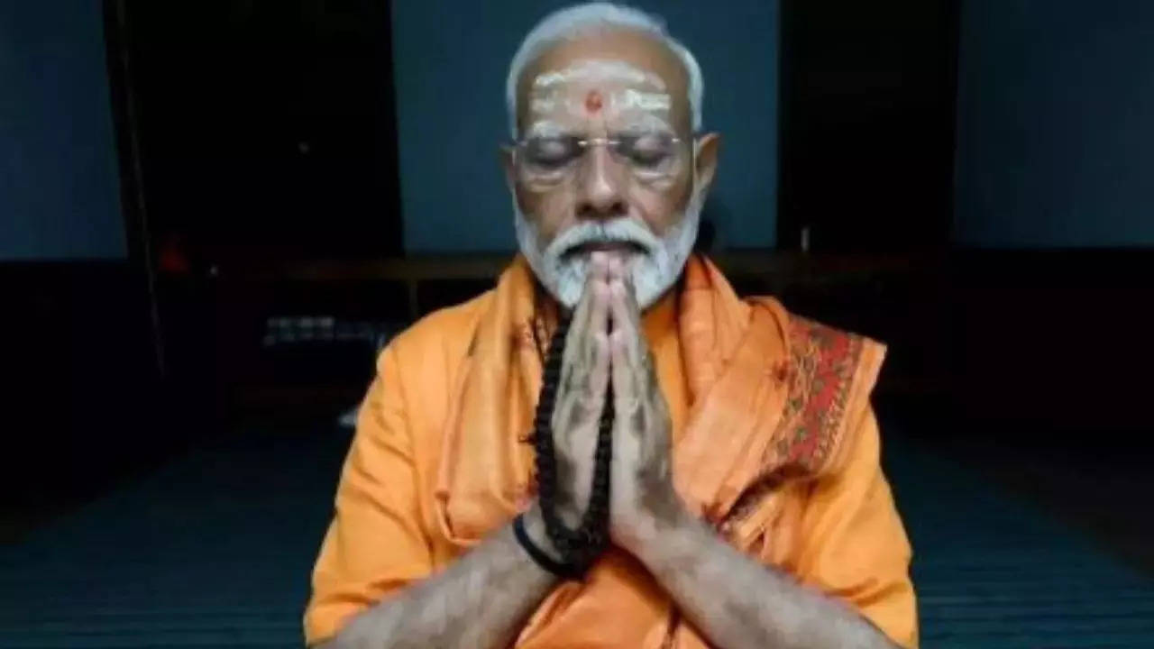 PM Modi Meditation.