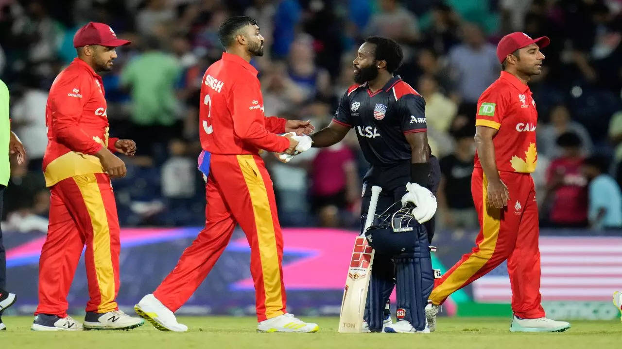 USA vs CAN T20 World Cup Highlights : यूएसए ने जीता टी20 वर्ल्ड कप का पहला मैच, कनाडा को 7 विकेट से हराया