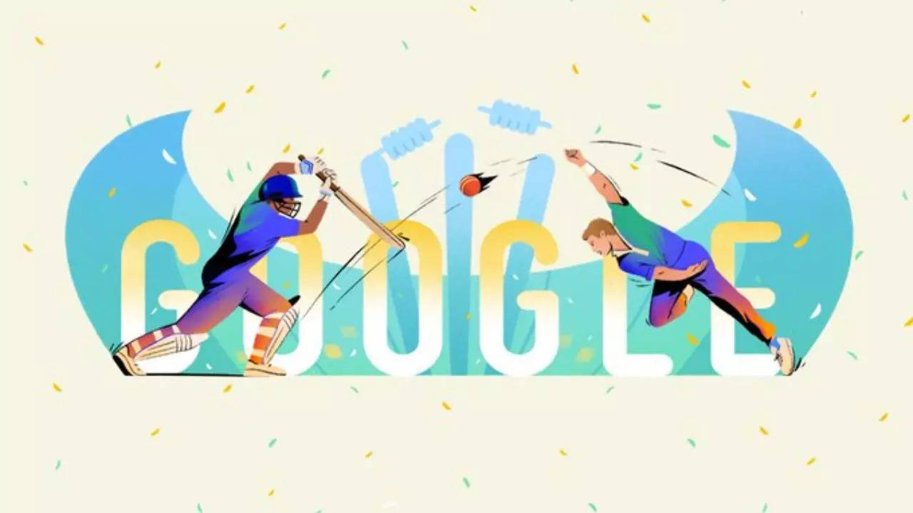 Google Doodle on T20 Cricket World Cup 