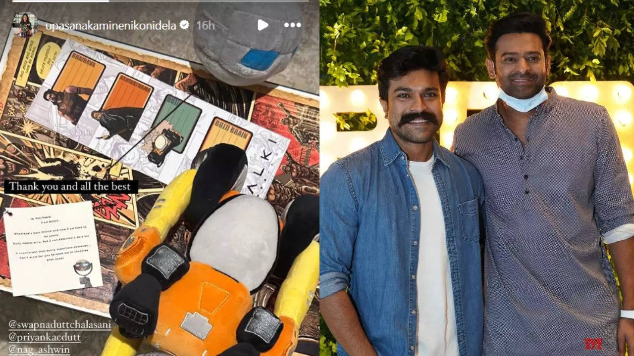 Kalki 2898 team send gifts to Ram Charan Daughter