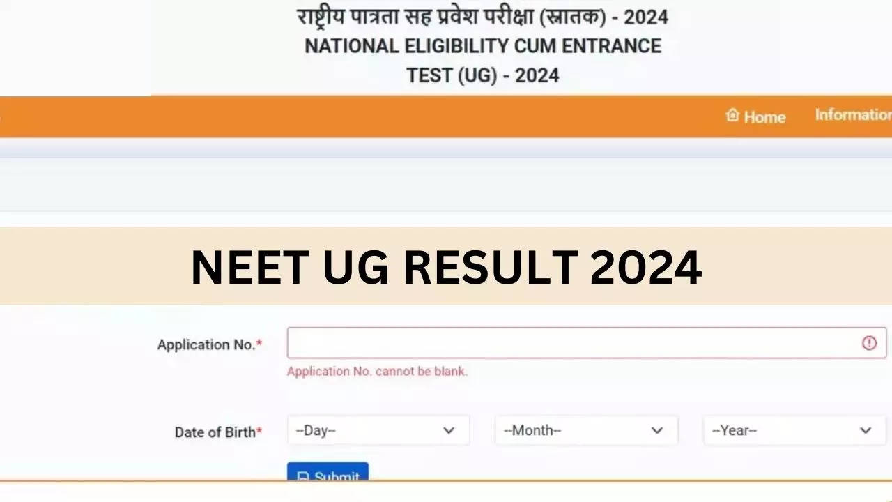 NEET UG RESULT 2024, NEET UG Result