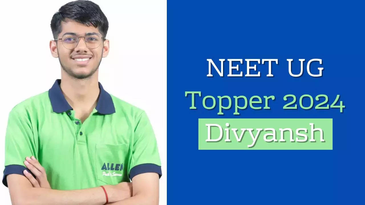 NEET UG Topper 2024 Divyansh