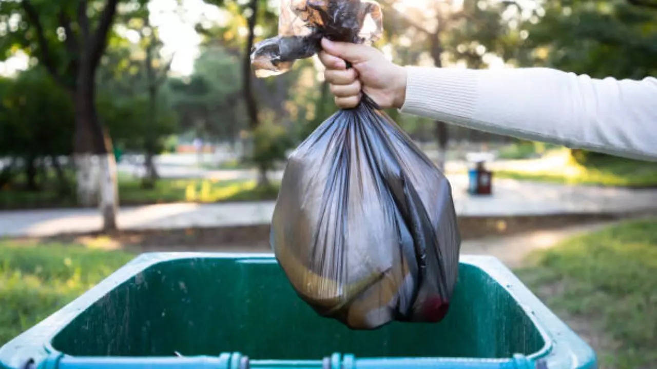 corpse in plastic bag