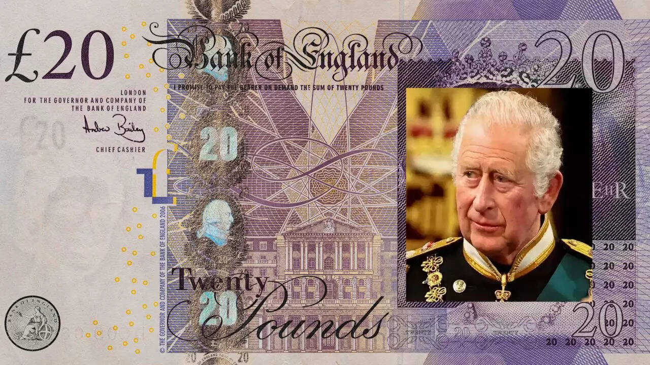 UK Currency King Charles III, King Charles currency notes