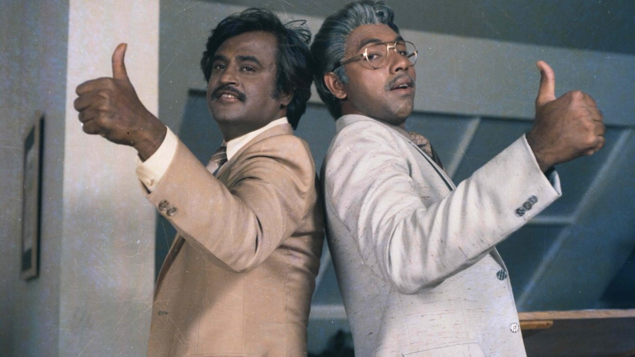 sathyaraj and rajinikanth