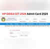 HPBOSE Deled CET Admit Card 2024 जारी हुए हिमाचल प्रदेश डीलेड परीक्षा के लिए एडमिट कार्ड इस लिंक से करें डाउनलोड